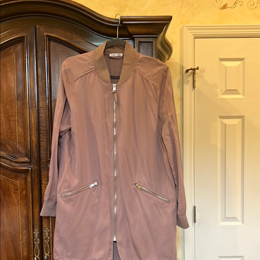 Women's Mauve Bomber Jacket